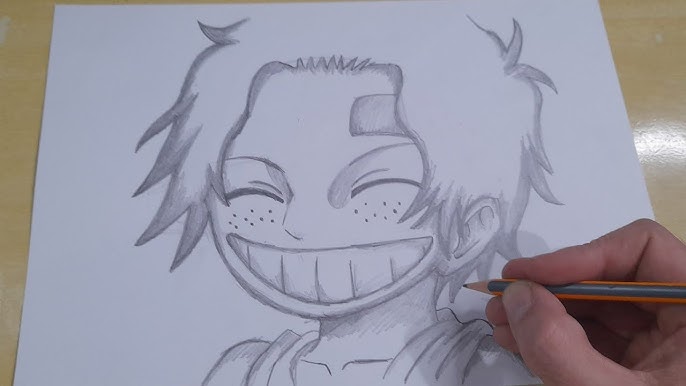 Como desenhar o Ace e Kenpachi #comodesenhar #onepiece #bleach