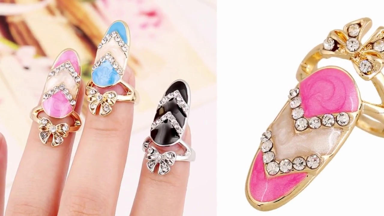 Buy Online - New Arrival Crazy Girls Charm finger Nail Rings for Women