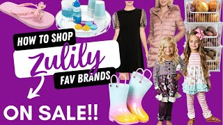 *SALE ALERT* HOW TO SHOP YOUR FAVORITE BRANDS! Zulily Sales! Clothing, Storage, Home Decor and More!