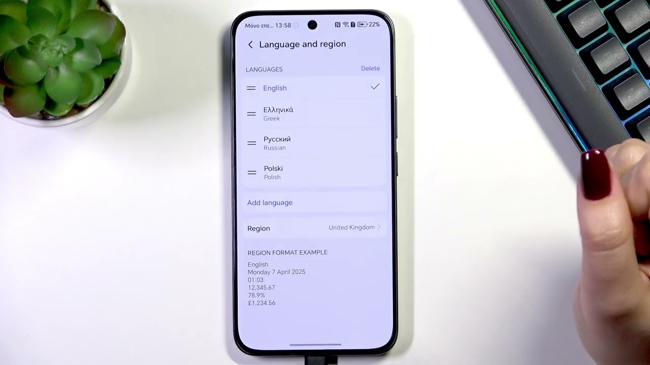 HONOR 400 – How to Change Language