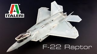 F-22 Raptor FULL BUILD VIDEO Italeri 1/72