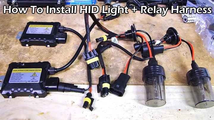 Cách lắp đặt đèn HID với bộ đệm relay