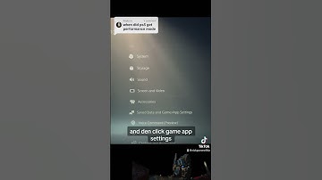 How To Turn On PS5 Performance Mode