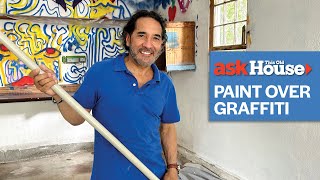 How to Paint Over Spray Paint Graffiti | Ask This Old House screenshot 5