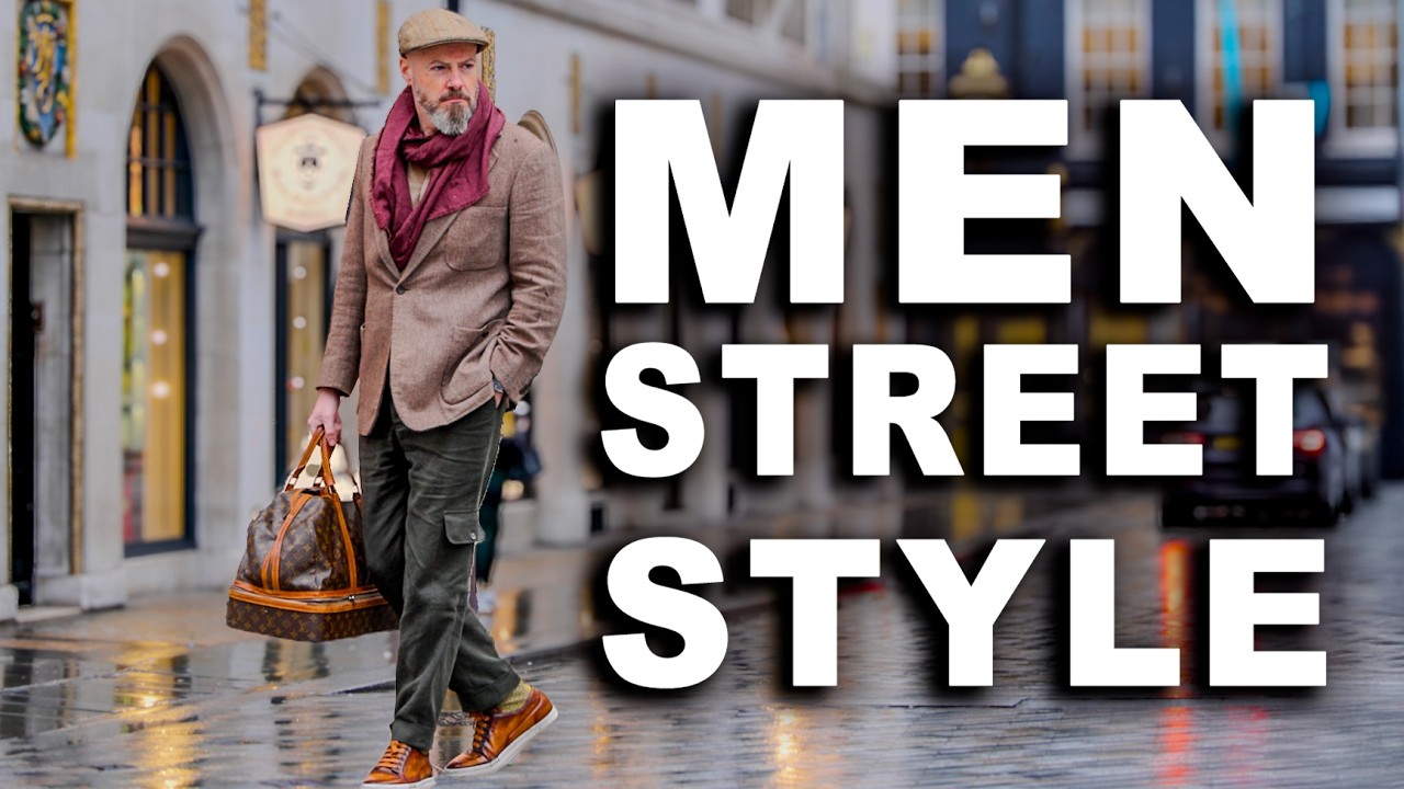 London Men’s Street Style 2026 | Spring Rain Fashion | Elegant & Timeless Outfits?