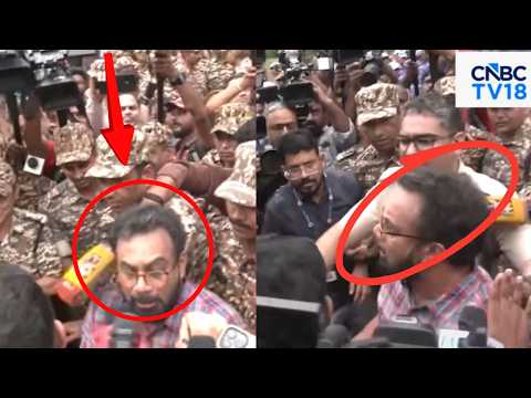 Delhi Police vs Left Leaders: Heated Standoff Before John Brittas, Pinarayi Vijayan Detained