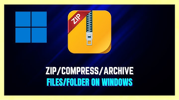 How to Compress Files and Folders for Storage on Windows 7/10
