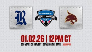 College Football 26 Sim - 2026 Armed Forces Bowl (Rice vs. Texas State)