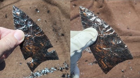 2001 - Part 3/3 - Rock to Point Fancy Obsidian #flintknapping