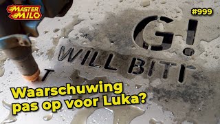 Waarschuwingsbord maken voor Luca! #999