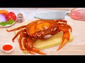 🔥Best Miniature Singapore Chilli Crab With Seafood Boil Sauce 🦀Catch And Cook With Tina Mini Cooking