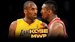 Down 0-1 Kobe Takes Over In A Physical Battle Vs Ron Artest & Houston