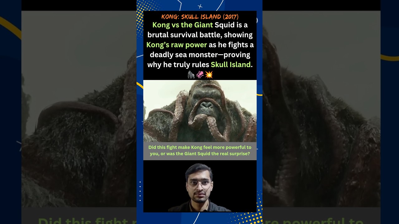 Kong vs Giant Squid – Epic Fight Scene 