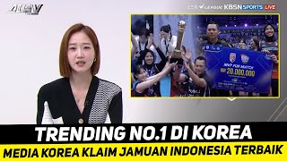 JADI BAHASAN ORG KOREA❗MEDIA KOREA TERKESIMA CARA PERLAKUAN ORG INDO KE PEMAIN RED SPARKS