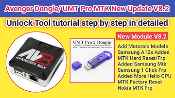 Avenger Dongle MTK new update V8.2 | UMT Pro MTK latest setup V8.2 | 2022 | TECH City