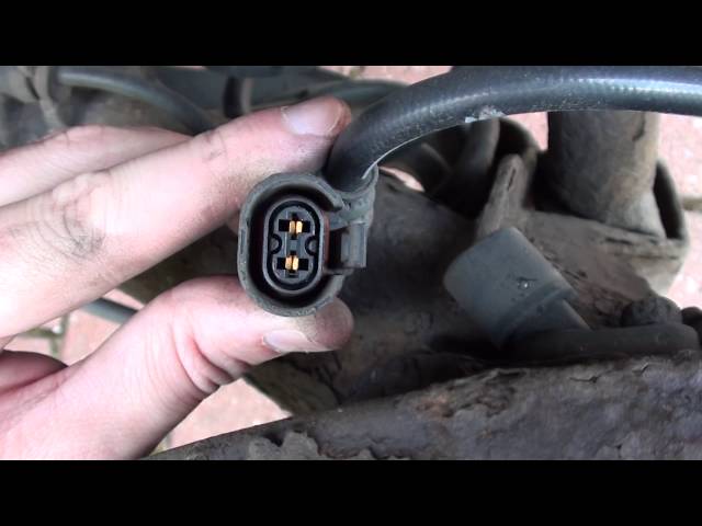 VW Golf Mk4 Rear ABS Sensor Location Video 