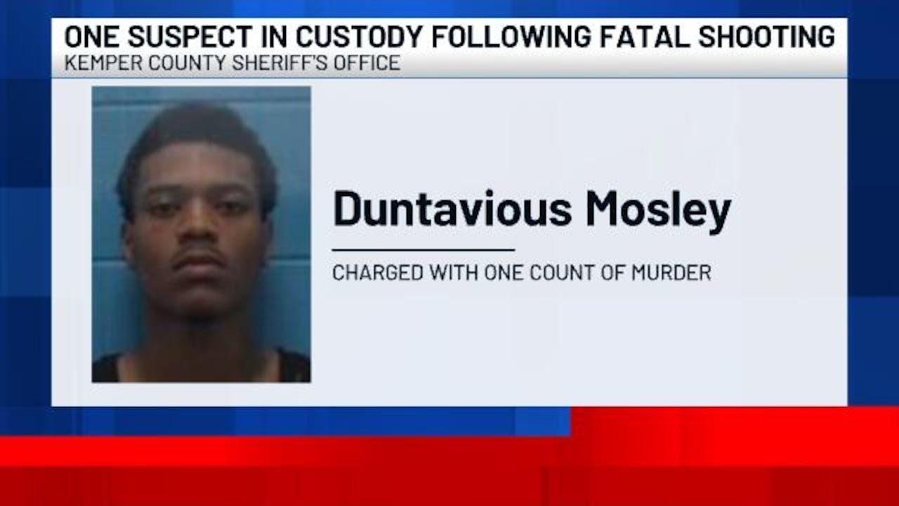 One person arrested and charged after fatal shooting in Kemper County