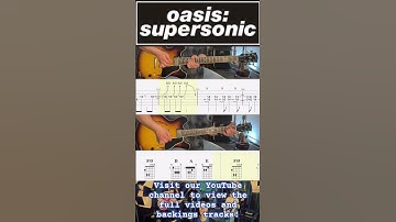 Thumbnail of Supersonic - Outro Guitat Solo - Oasis - Rolling Tab - Lesson