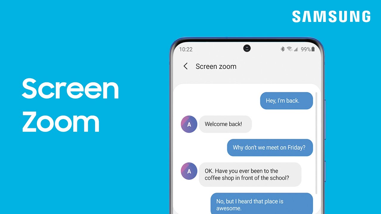 Make Things Bigger Or Smaller With Screen Zoom On Your Galaxy Phone