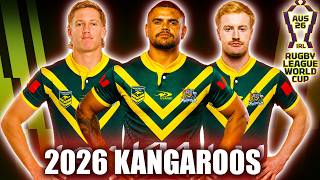 Australia Kangaroos 2026 Rugby League World Cup 24 Men Predicted Line-Up
