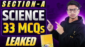 Class 10th Top 33 MCQs 🔥 Section A Leaked