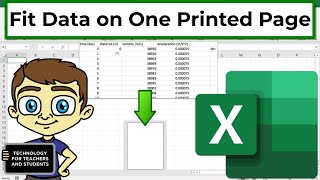 How to Print Huge Excel Sheets on Just one Page