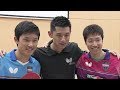 張本智和＆張継科＆水谷隼 写真撮影／タマス新社屋完成披露パーティー【2018年11月22日】