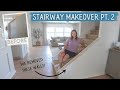 DIY STAIRWAY MAKEOVER PT. 2 | Demoing the walls!