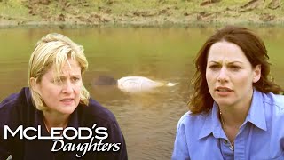 Claire & Meg Find Brian's Body In The Dam | McLeod's Daughters
