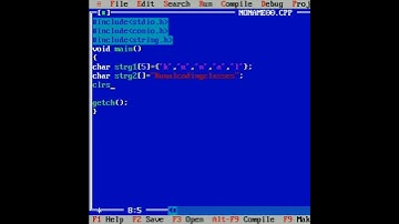 How to declare string in C Programming