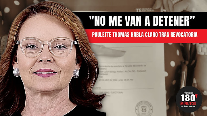 PAULETTE THOMAS RESPONDE A REVOCATORIA: “ESTO ES INJUSTO E INCONSTITUCIONAL”