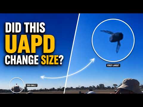 Caught on Camera: UAPDs Changing Form… and Now Apparent Size? ✨👀🛸