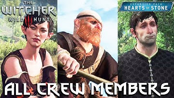 The Witcher 3 - Open Sesame: all crew options (Hugo Hoff, Eveline Gallo, Casimir Bassi, Quinto) [4K]