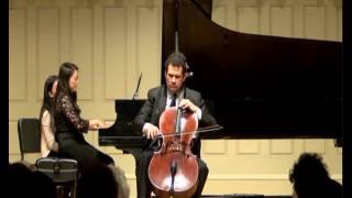 Debussy Beau Soir (arr. Heifetz), played on the cello