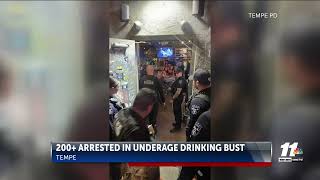 Police in Arizona arrest nearly 250 people for underage drinking