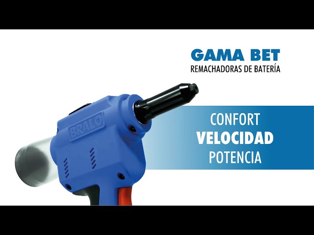 REMACHADORA A BATERÍA BRALO BT-20: APTA PARA PROFESIONALES 