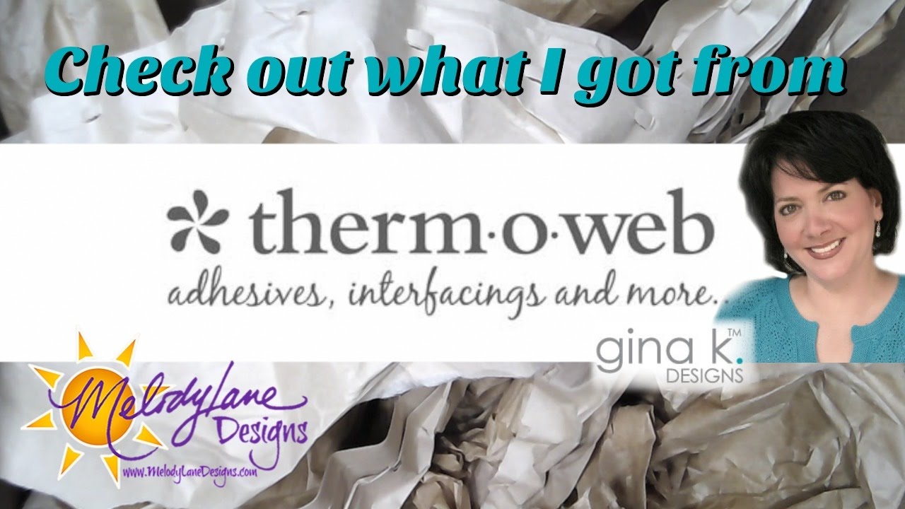 Gina K products at Thermoweb greeting card for christmas