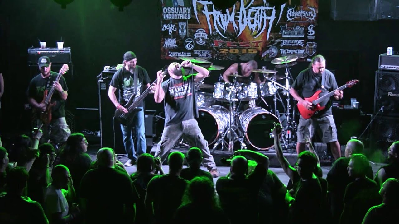 Necrotic Disgorgement at Building Temples From Death Fest 2015