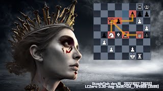 Stockfish and the IMMORTAL QUEEN! -Stockfish dev16_20221027  vs Lc0 - Sicilian Defense, Scheveningen