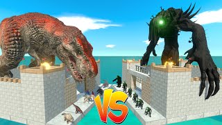 Team Tyrannosaurus VS Team Dark Demons  Which team will win? | Animal Revolt Battle Simulator