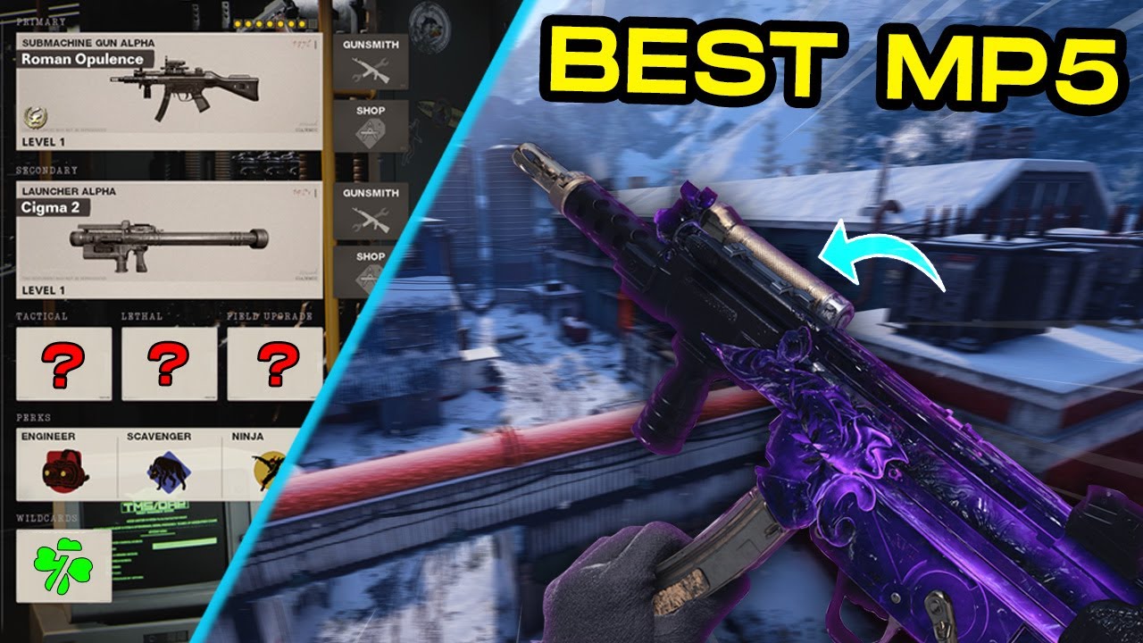 MAX DAMAGE MP5 🍀(BEST MP5 CLASS SETUP) -COLD WAR