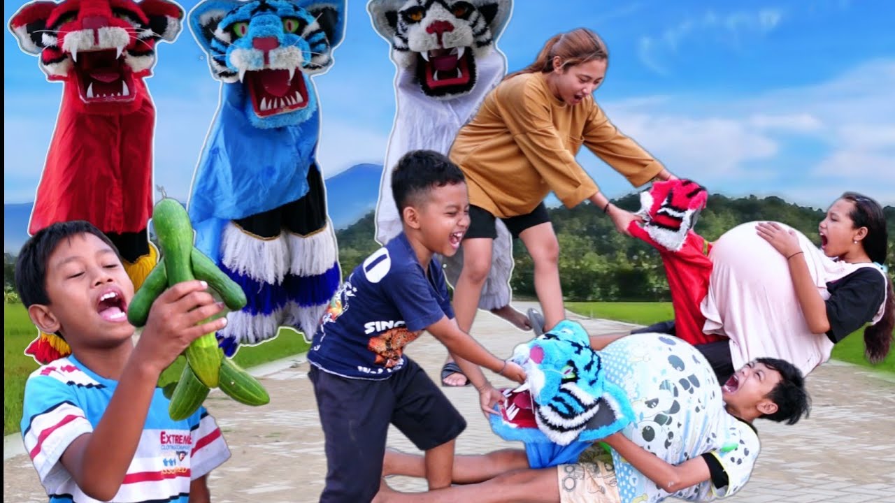 GARA_GARA MAKAN BUAH BONEKA, VINIX DAN SAVA MELAHIRKAN BARONGAN