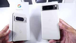 Google Pixel 8 Pro Unboxing & First Impressions! (Google Tensor G3, Cameras & PUBG) (Porcelain)