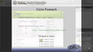 PHP - Esplorare gli array con il ciclo foreach