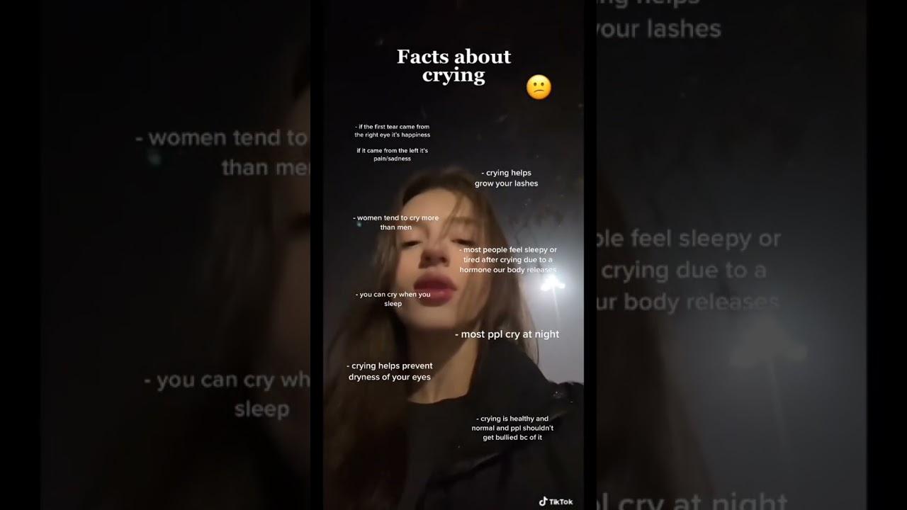 __facts about crying😕