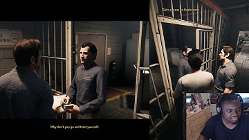 CHORES=ESCAPE FROM PRISON?  A WAY OUT PLAYTHROUGH/WALKTHROUGH PART 4