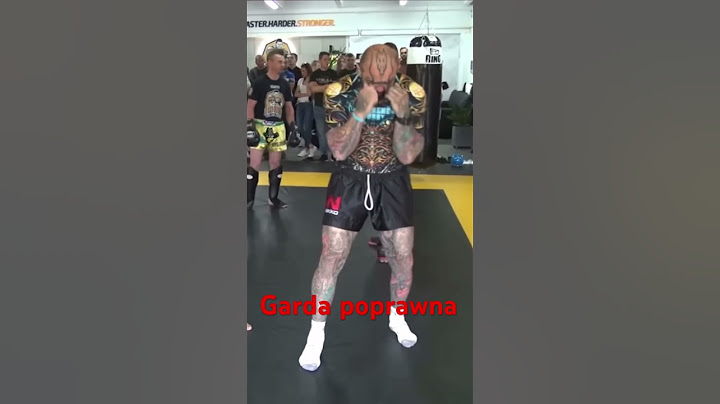 Marcin Różalski pokazuje jak trzymać gardę Różal