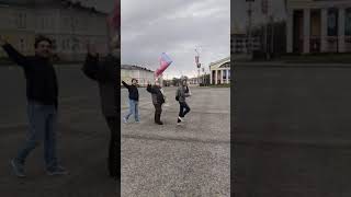 Парад победы в городе Петрозаводске.