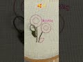 Hand Embroidery Amazing Easy Leaf Embroidery Stitches Shorts #video#
