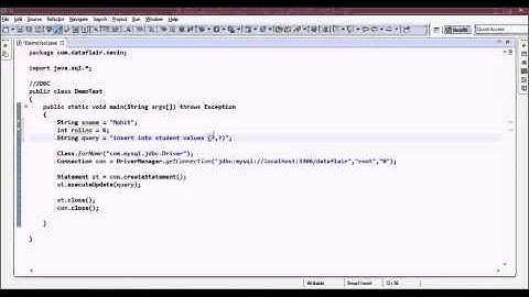 Java JDBC Prepared Statement